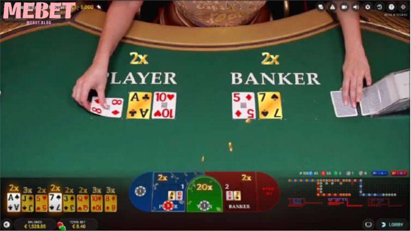 Luật cá cược Baccarat cơ bản tại nhà cái Mebet